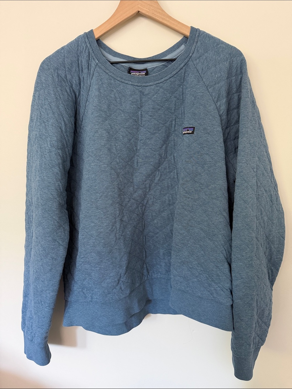 Organic Cotton Quilted Sweatshirt